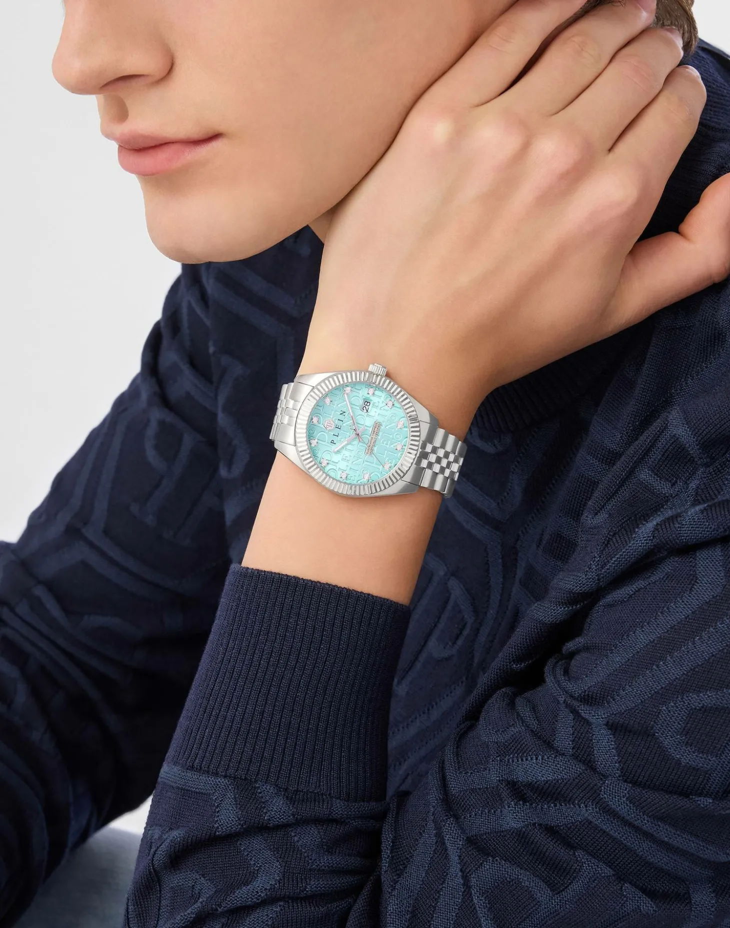 Philipp Plein Herrenuhr Date Superlative