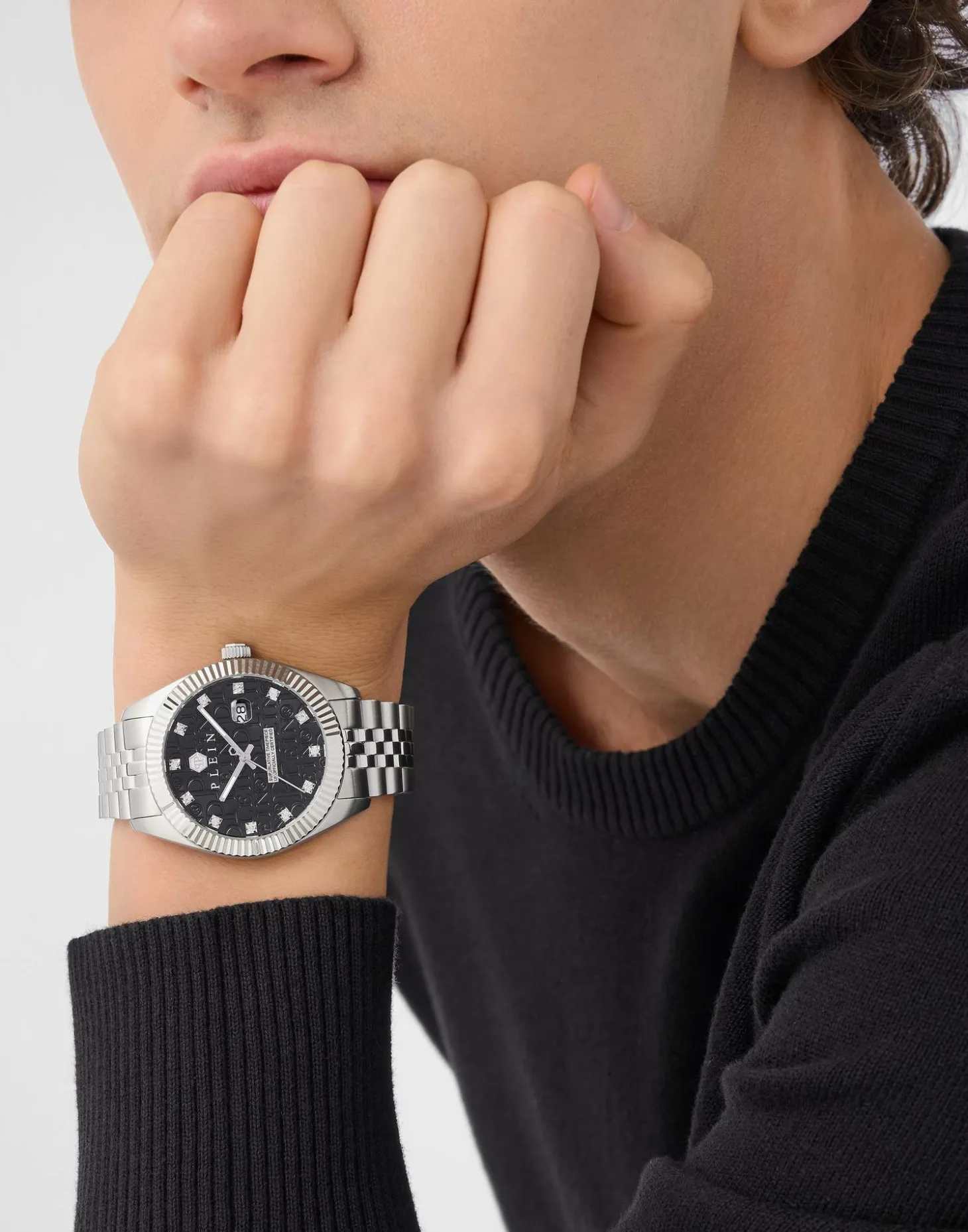 Philipp Plein Herrenuhr Date Superlative