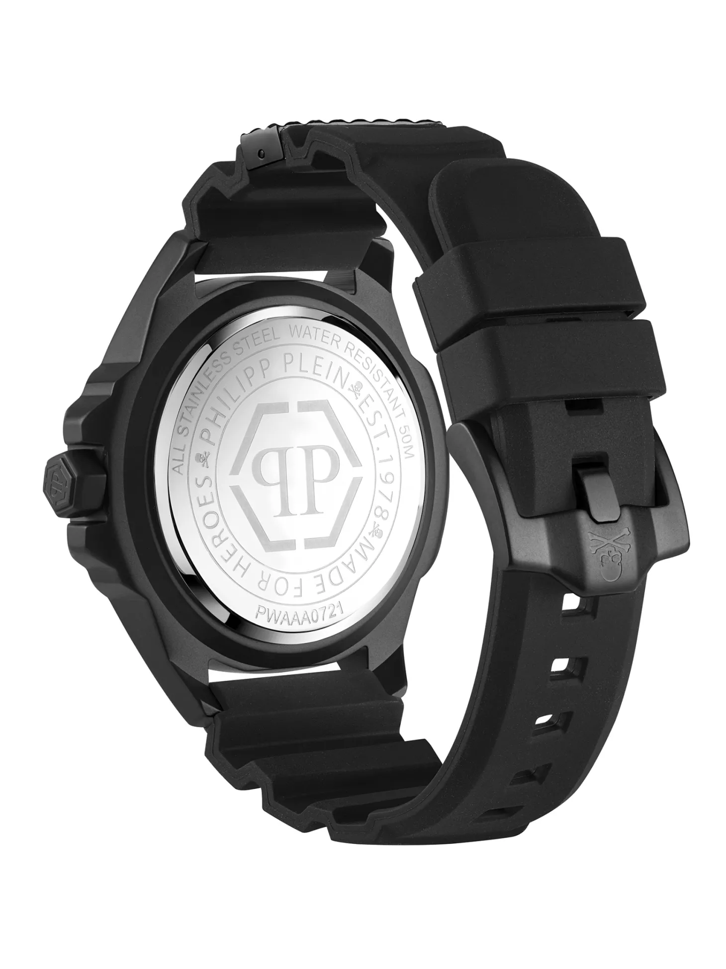Philipp Plein Herrenuhr The $kull Titan Schwarz PWAAA0721