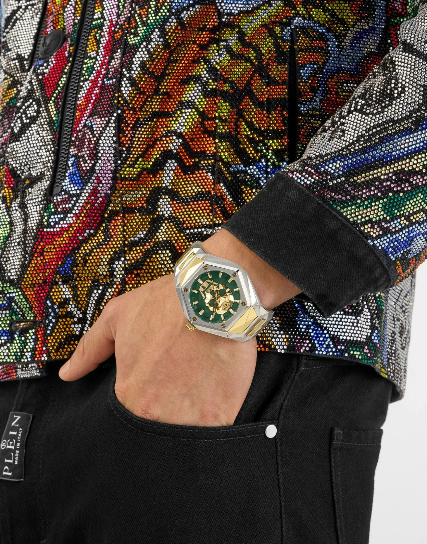 Philipp Plein Herrenuhr The $Kull Spikes