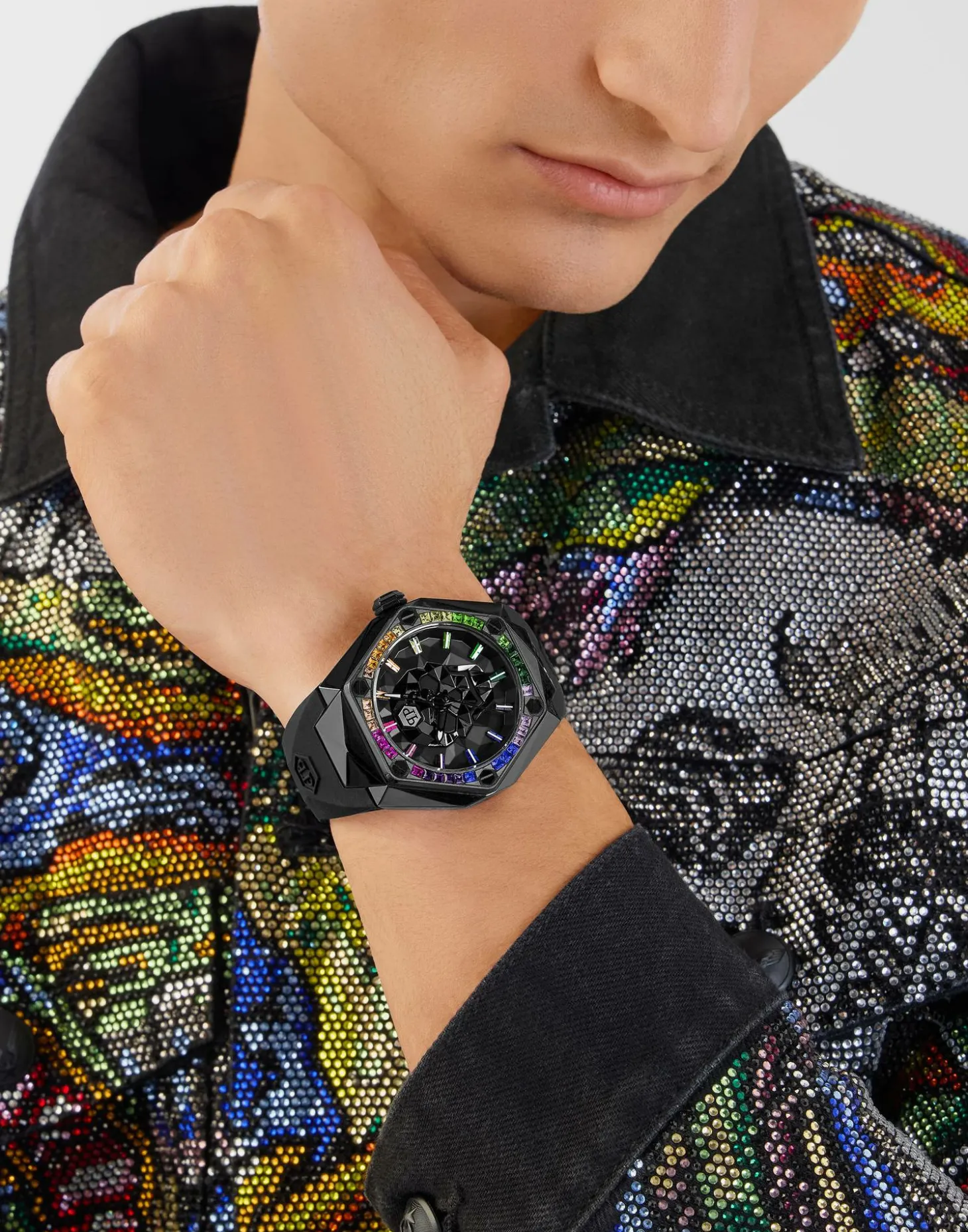 Philipp Plein Herrenuhr The $Kull Spikes