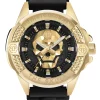 Philipp Plein Herrenuhr The $kull Titan Gold PWAAA0221