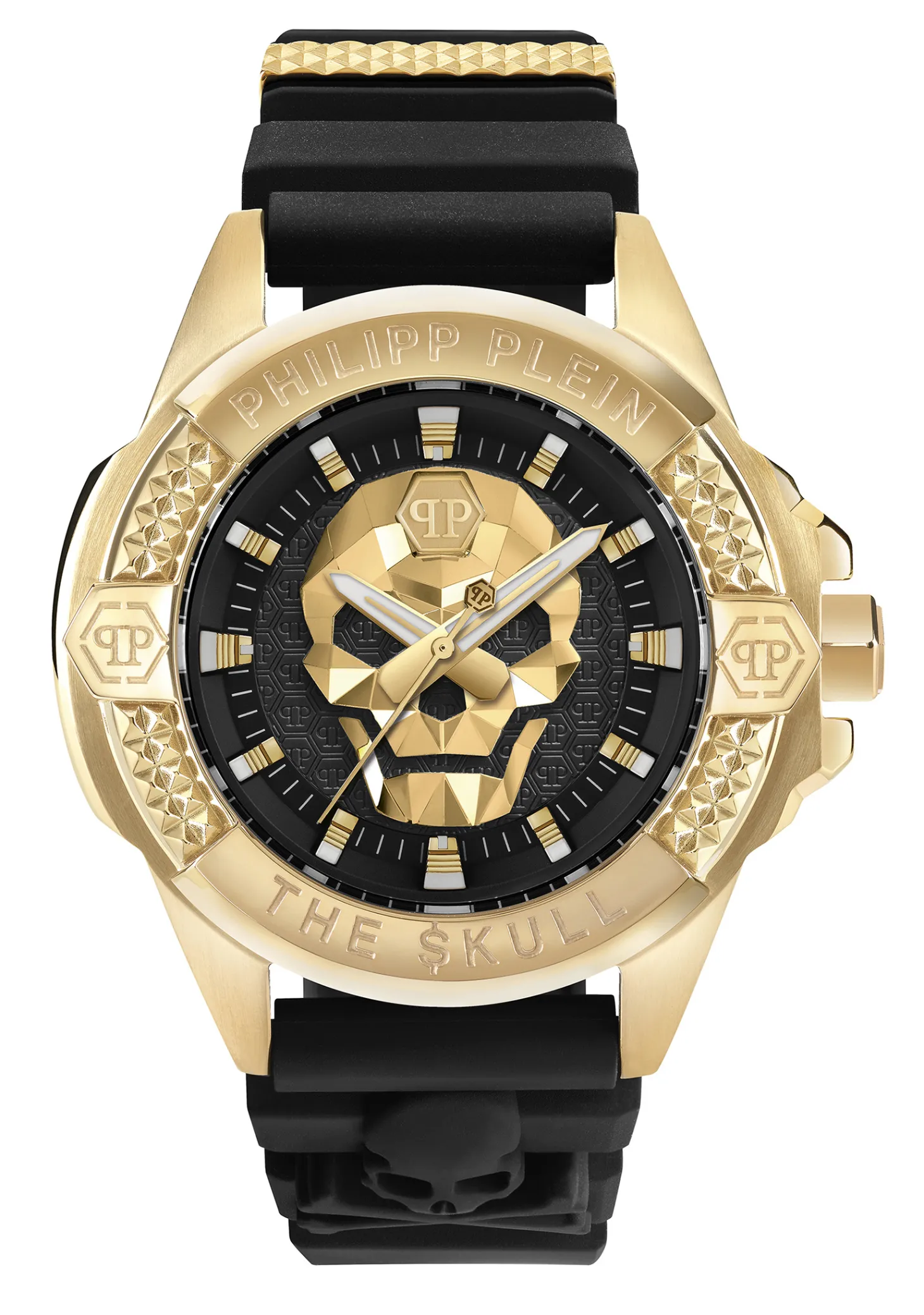 Philipp Plein Herrenuhr The $kull Titan Gold PWAAA0221
