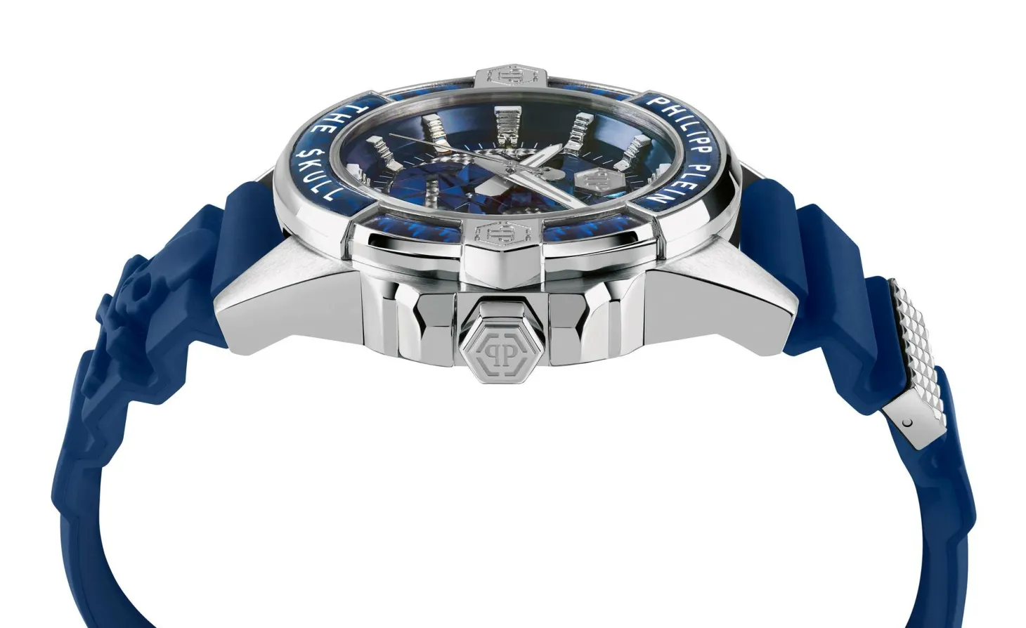 Philipp Plein Herrenuhr The $kull Carbon Fiber