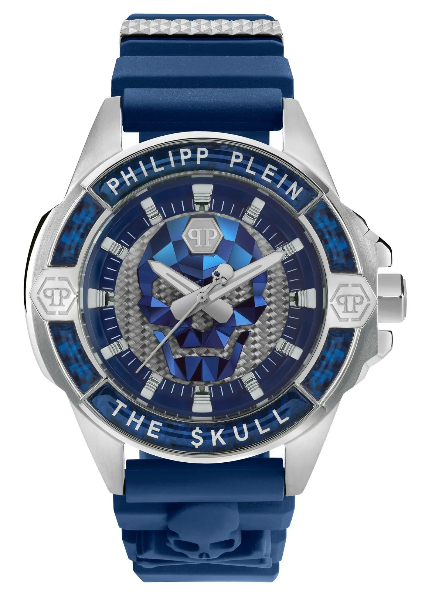 Philipp Plein Herrenuhr The $kull Carbon Fiber