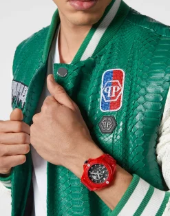 Philipp Plein Herrenuhr The $kull Synthetic