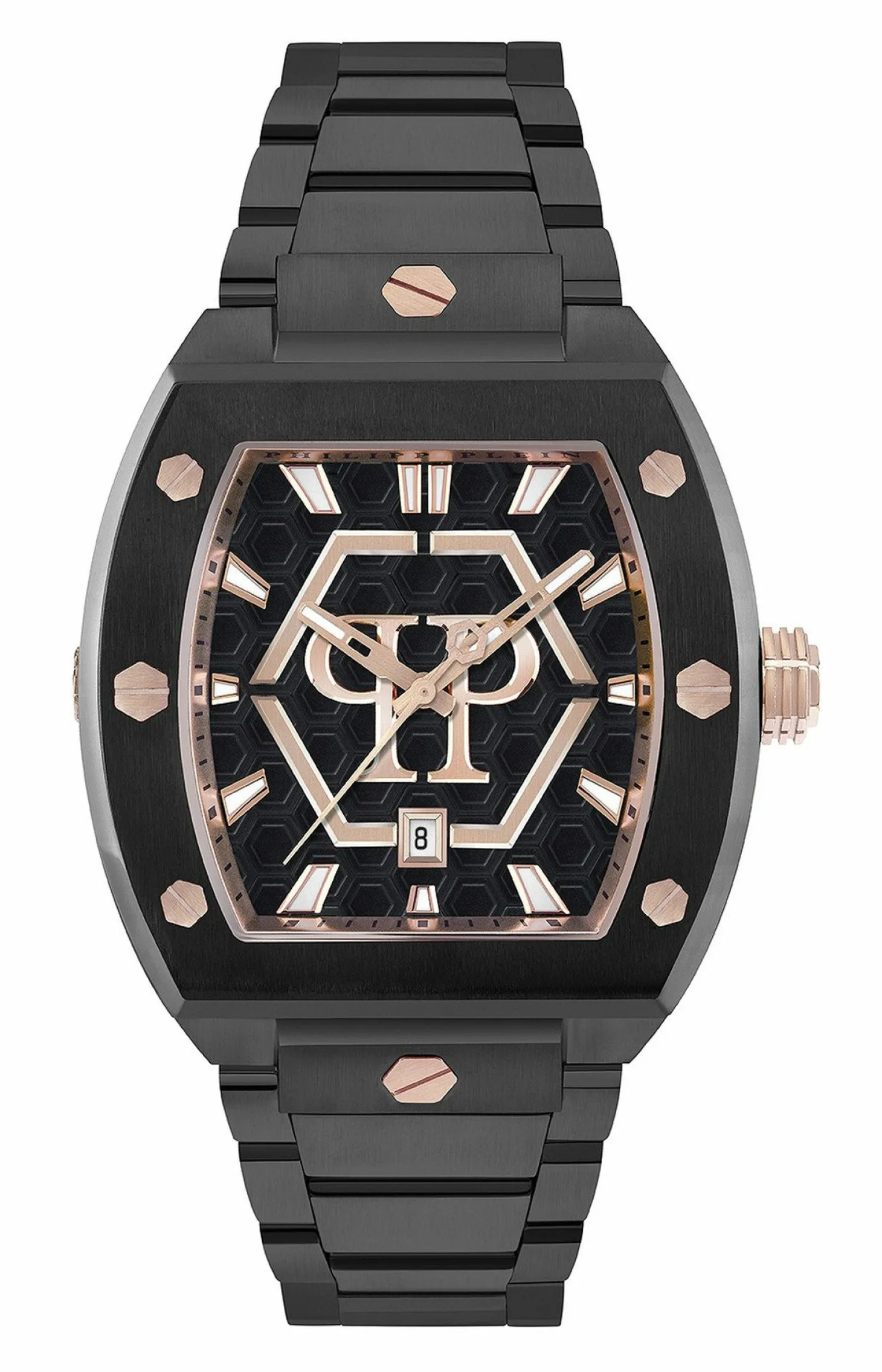 Philipp Plein Herrenuhr The Hexagon Phantom Schwarz PWPUA1025