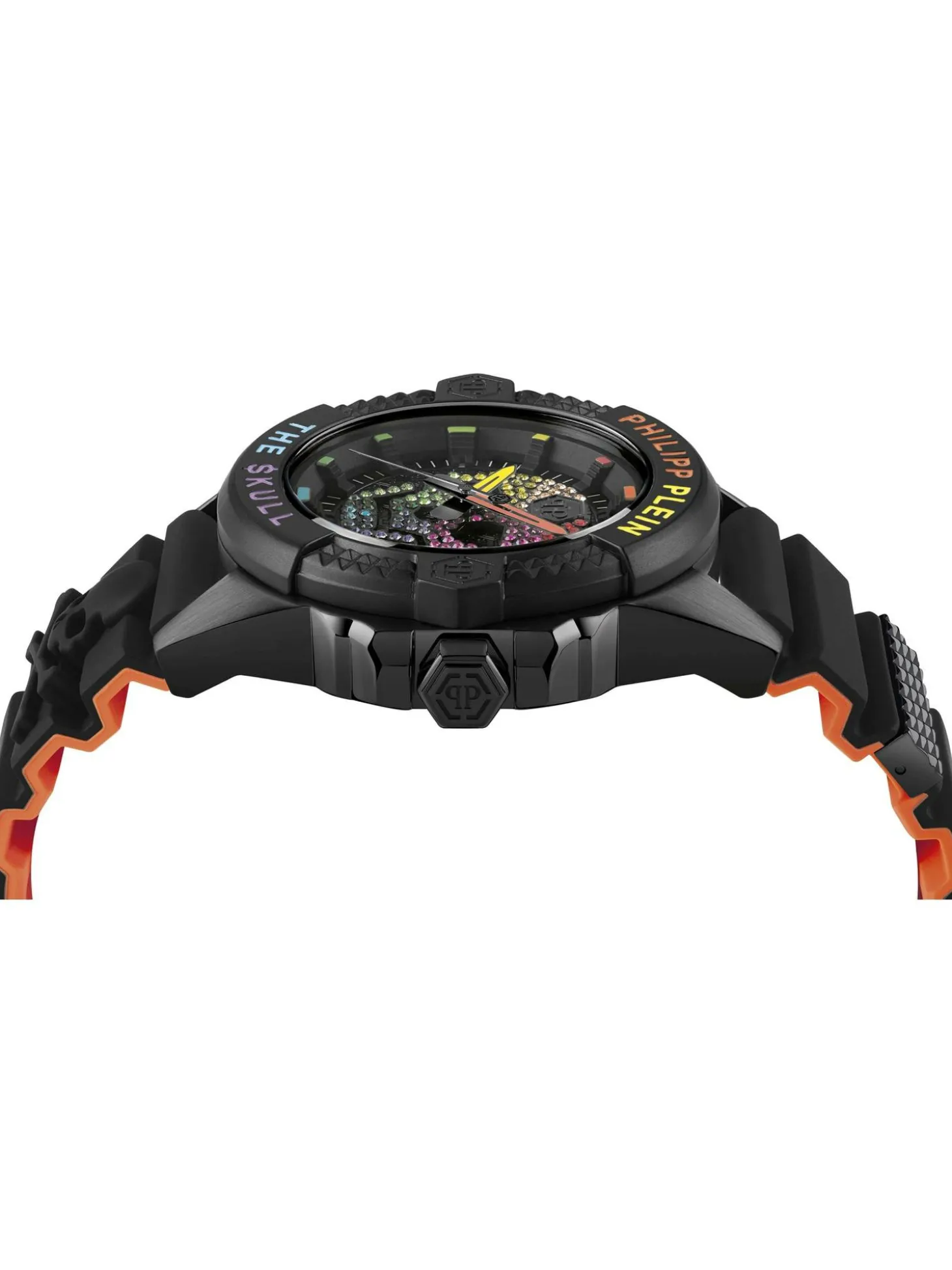 Philipp Plein Herrenuhr The $kull Titan Crystal Rainbow PWAAA1121