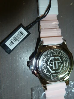 Philipp Plein Herrenuhr The $kull Titan Crystal Weiß PWAAA1521