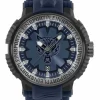 Philipp Plein Herrenuhr Tiger Power PSEDA0624 Schwarz Blau Kunststoff 45 mm