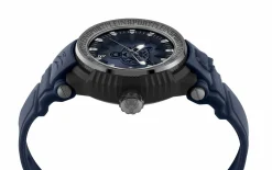 Philipp Plein Herrenuhr Tiger Power PSEDA0624 Schwarz Blau Kunststoff 45 mm