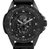 Philipp Plein Herrenuhr The $kull Carbon Fiber