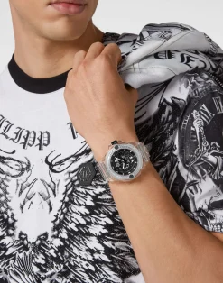 Philipp Plein Herrenuhr The $kull Synthetic
