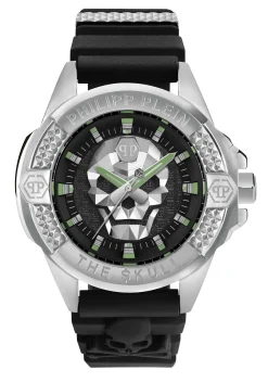 Philipp Plein Herrenuhr The $kull Titan silber PWAAA0121