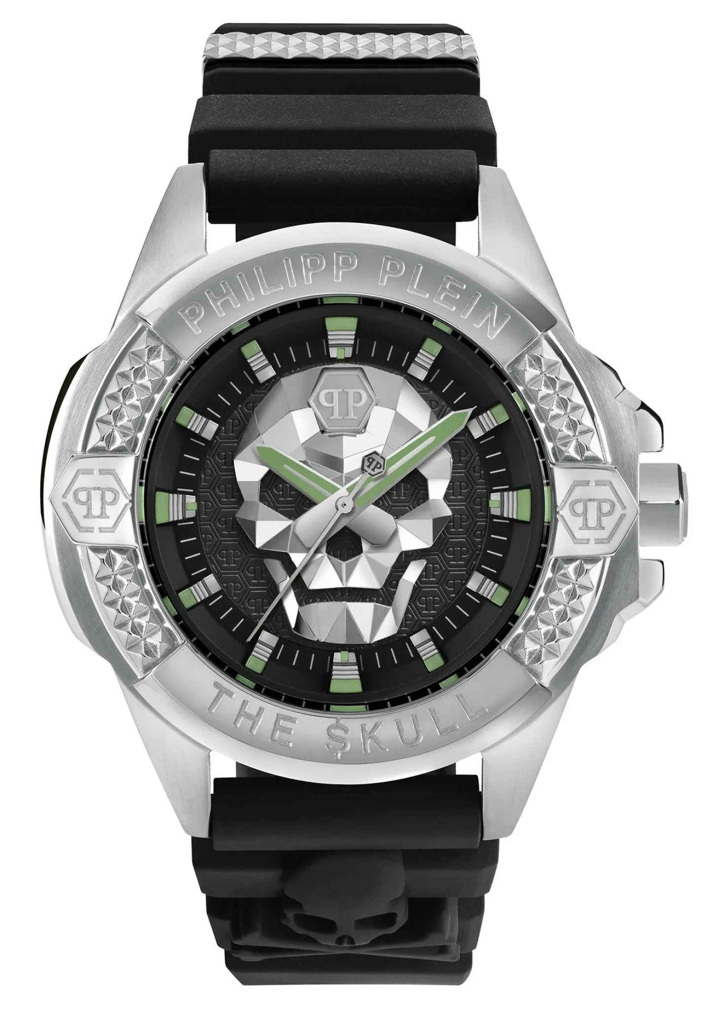 Philipp Plein Herrenuhr The $kull Titan silber PWAAA0121
