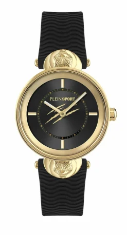 Philipp Plein Uhr Damen Supernova PSLEA0224 Schwarz / Gold