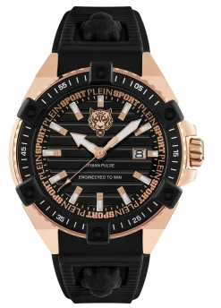 Philipp Plein Uhr Herren Urban Pulse PSFDA0424 Schwarz / Roségold