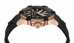 Philipp Plein Uhr Herren Urban Pulse PSFDA0424 Schwarz / Roségold