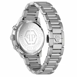 Philipp Plein Uhr Herren Chronograph Pleinmeter Silber/Schwarz PWPYA0424