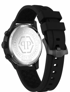 Philipp Plein Uhr Herren Pleinmeter Chronograph Schwarz PWPYA0324