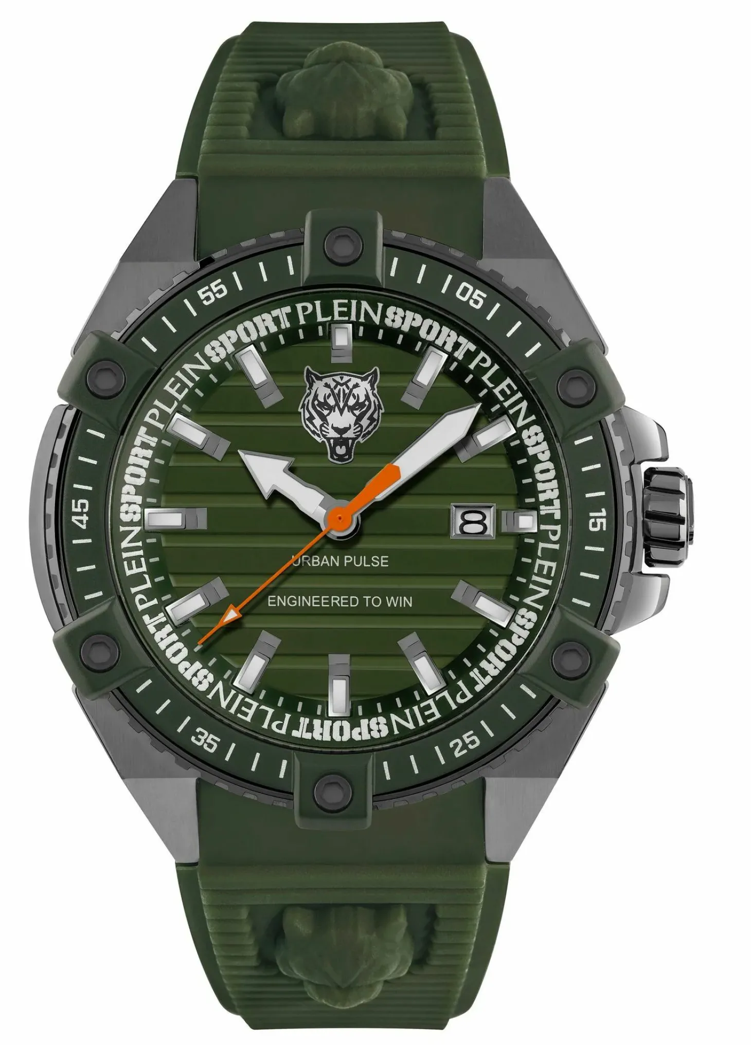 Philipp Plein Uhr Herren Urban Pulse PSFDA0224 Grau / Grün