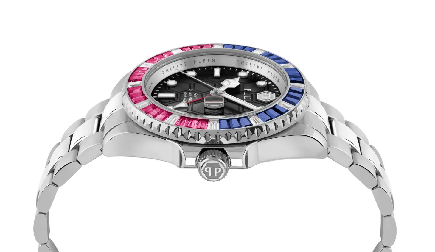 Philipp Plein Unisex Uhr GMT-I Challenger Baguettes