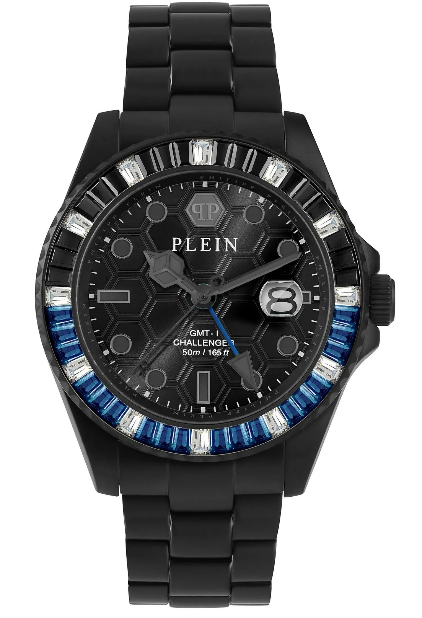 Philipp Plein Unisex Uhr GMT-I Challenger Baguettes