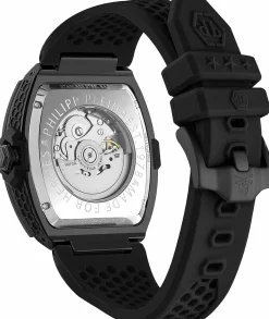 Philipp Plein Automatikuhr Herren The $keleton Frosted PWJFA1125 Schwarz