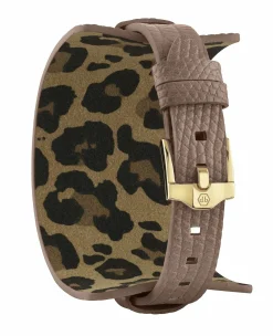 Philipp Plein Damen Armbanduhr LA JUNGLE DE PLEIN Leder PW6FA0325 Orange/Taupe