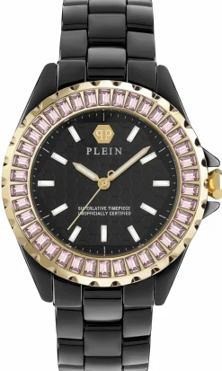 Philipp Plein Damenuhr Heaven Ceramic Schwarz PWPPA0324