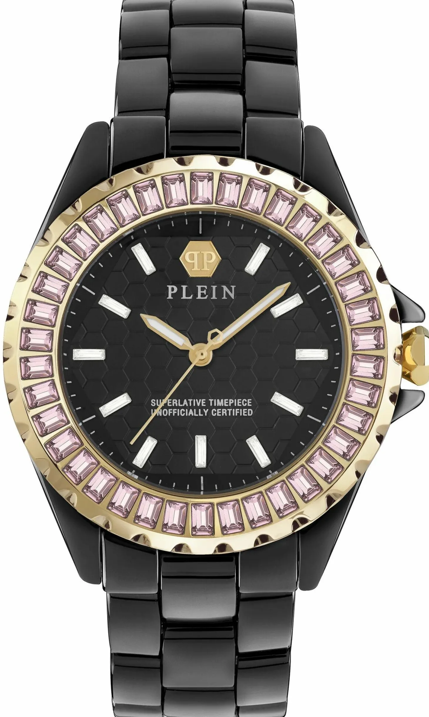 Philipp Plein Damenuhr Heaven Ceramic Schwarz PWPPA0324