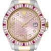 Philipp Plein Damenuhr Lady Empire PW2FA0325 Silber, Gold / Rosa (Edelstahl)