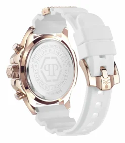 Philipp Plein Herrenuhr The $kull Chrono Schwarz/Weiß PWWFA0325