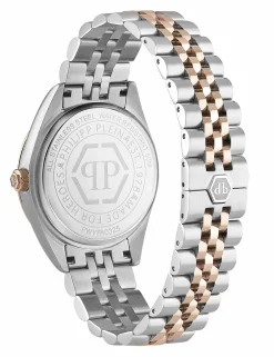 Philipp Plein Uhr Damen Date Superlative Crystal Braun/Silber PWYFA0325