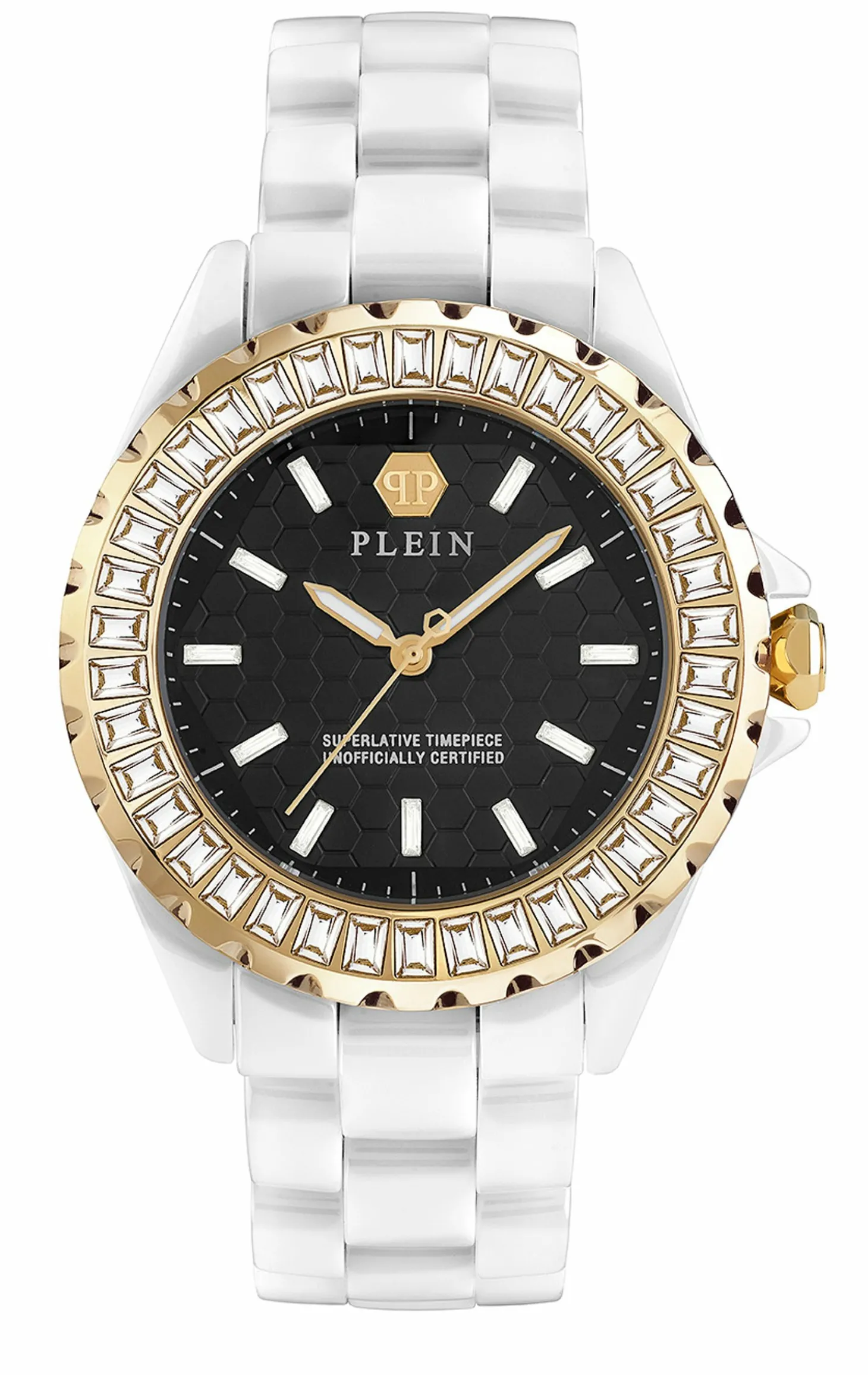 Philipp Plein Uhr Damen Heaven Weiss Keramik PWPPA0224