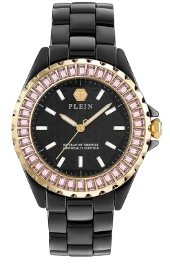 Philipp Plein Uhr Damen Heaven Schwarz Keramik PWPPA0324
