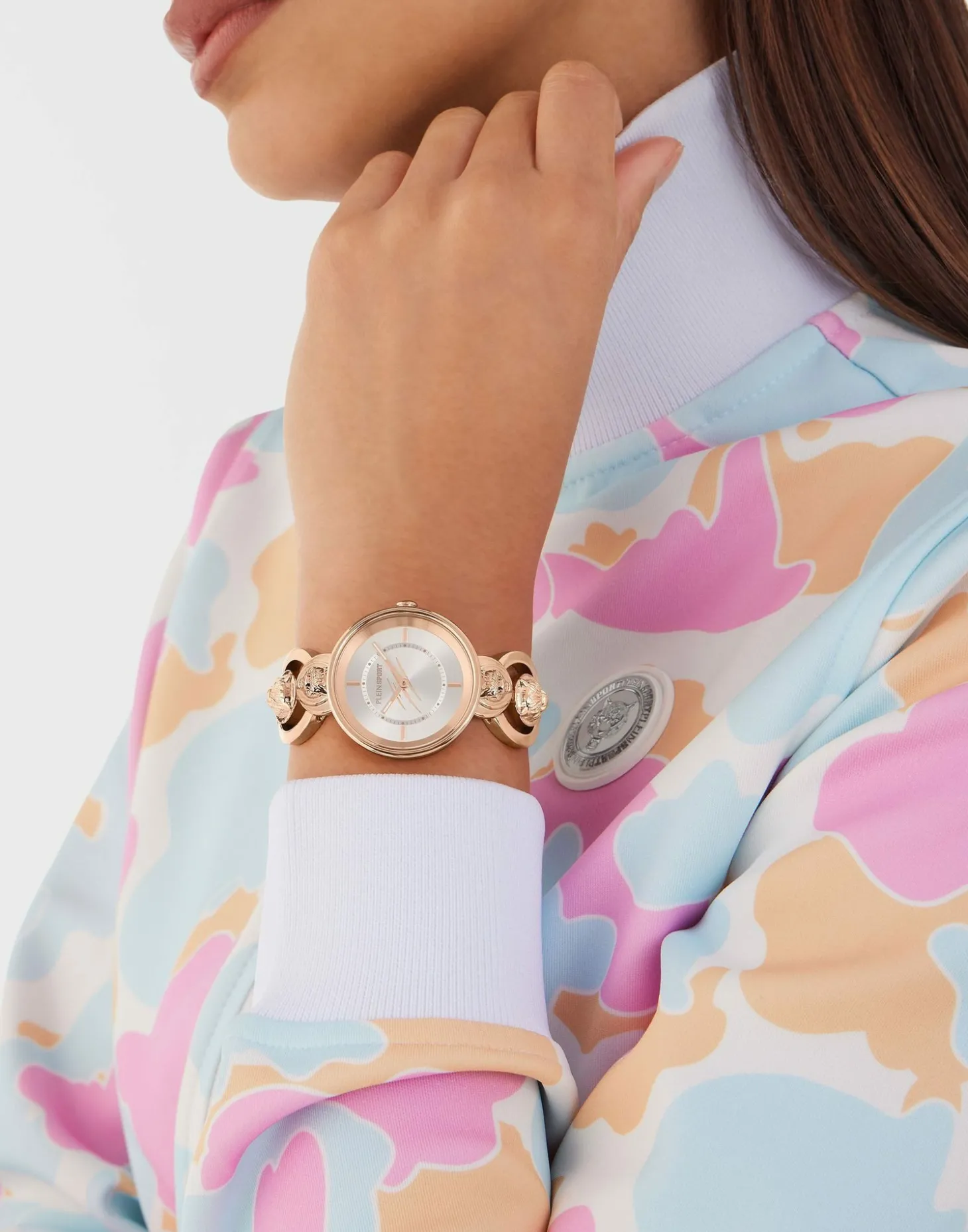 Philipp Plein Uhr Damen Supernova PSLEA0624 Rosegold / Silber