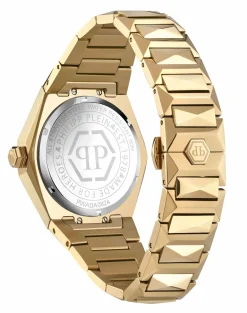 Philipp Plein Uhr Damen The $Kull Spikes Lady Gold/Schwarz PWADA0524