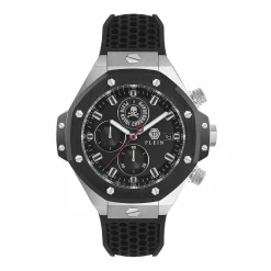 Philipp Plein Uhr Herren Plein Chrono Royal Silber/Schwarz PWLFA0225