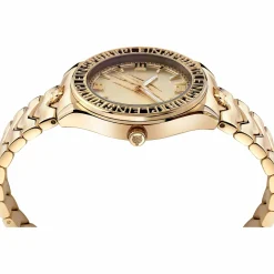 Plein Sport Damen Chronograph Eclipse PSJEA0524 Edelstahl IP Gold 36 mm