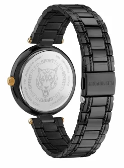 Plein Sport Damen Uhr OPIUM PSCEA0524 Schwarz Edelstahl 38 mm
