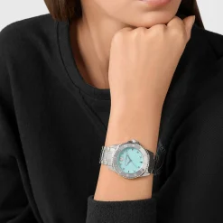 Plein Sport Damenuhr Glam PSKBA1525 Silber Blau