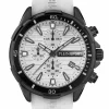 Plein Sport Herren Chronograph IMPACT PSBEA0224 Schwarz Weiss 46 mm