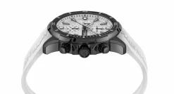 Plein Sport Herren Chronograph IMPACT PSBEA0224 Schwarz Weiss 46 mm