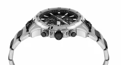 Plein Sport Herren Chronograph IMPACT PSBEA0624 Silber Edelstahl 46 mm