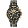 Plein Sport Herren Chronograph Glam Chrono PSMEA0624 IP Black / Bicolor 44 mm