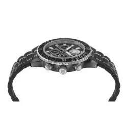Plein Sport Herren Chronograph Glam Chrono PSMEA0524 Edelstahl / Two‑Tone 44 mm
