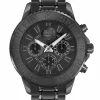 Plein Sport Herren Chronograph Glam Chrono PSMEA0724 IP Black 44 mm