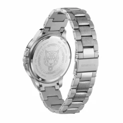 Plein Sport Herren Uhr CITY RUSH PSAEA0524 Schwarz‑Silber Edelstahl 45 mm