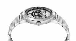 Plein Sport Herren Uhr Iron Tiger PSKDA0524 Edelstahl Silber 44 mm